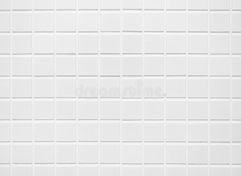 White tile wall Background Bathroom floor texture royalty free stock photo