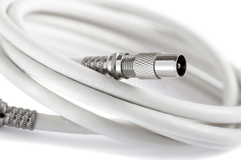 Antenna cable stock photography