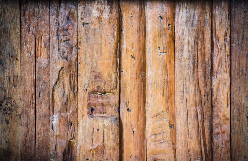Wood panels. Grunge wood panels are vertical alignment stock photo