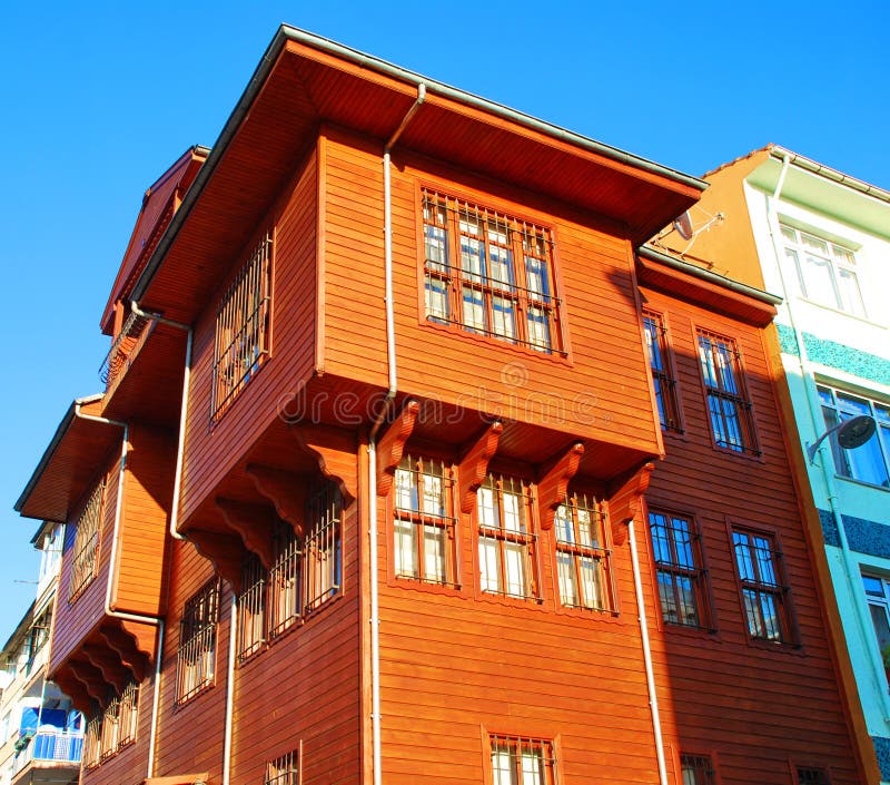 Wooden house. In istanbul turkey royalty free stock images
