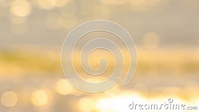 Blurred background motion with gold glitter bokeh and sunlight effect. Blurry background bright bokeh for celebrate christmas fest stock footage