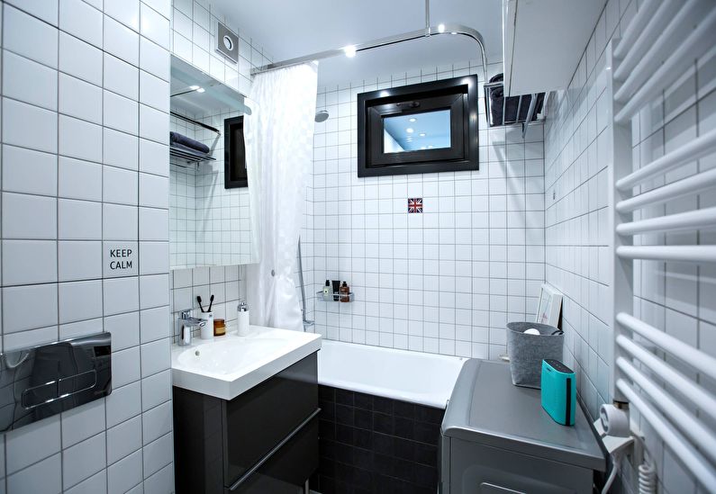 Дизайн ванной комнаты 4 кв.м. - Планировка