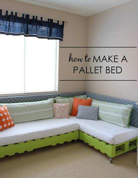 pallet bed