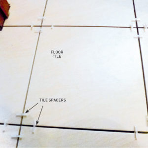 Step 6. Lay floor tiles 