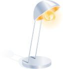 An icon image of a desk lamp
