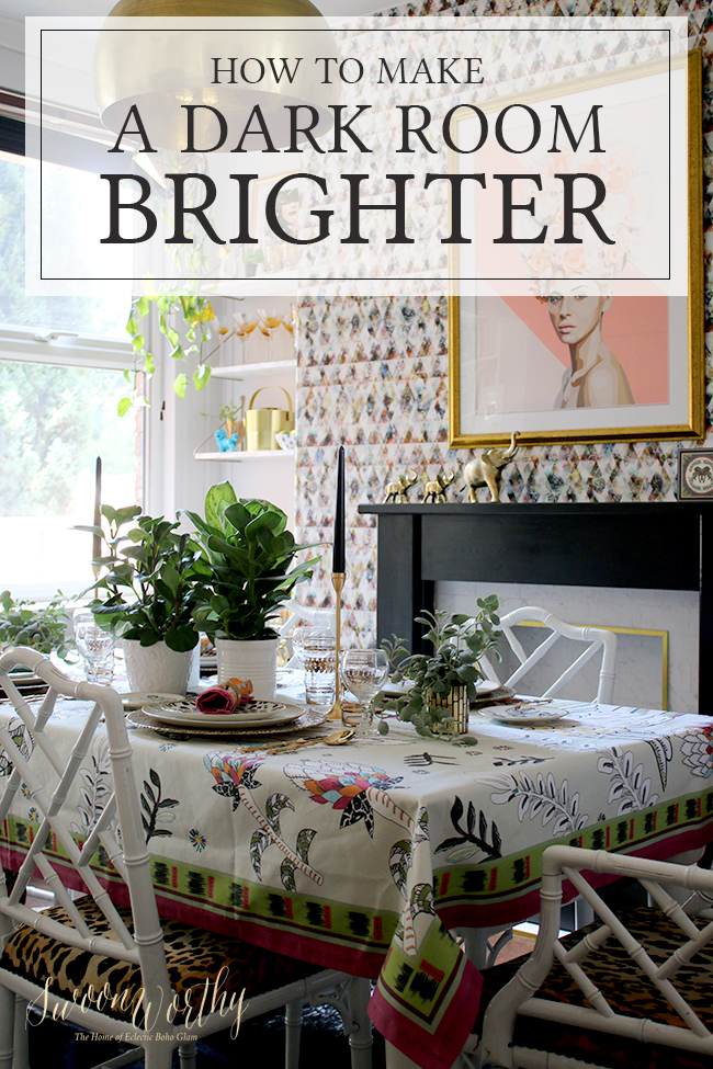 Is the lack of light within your home starting to get you down? Check out my 10 top tips on how to make a dark room brighter and lighter!