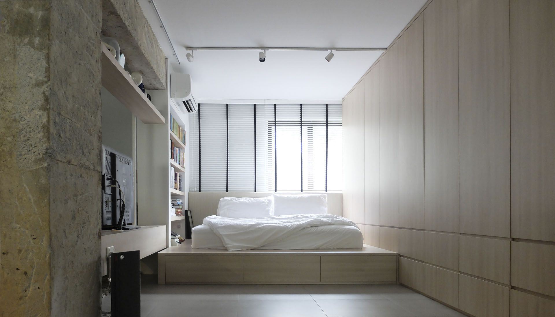 Спальня в минималистическом стиле 12 кв.м в хрущевке