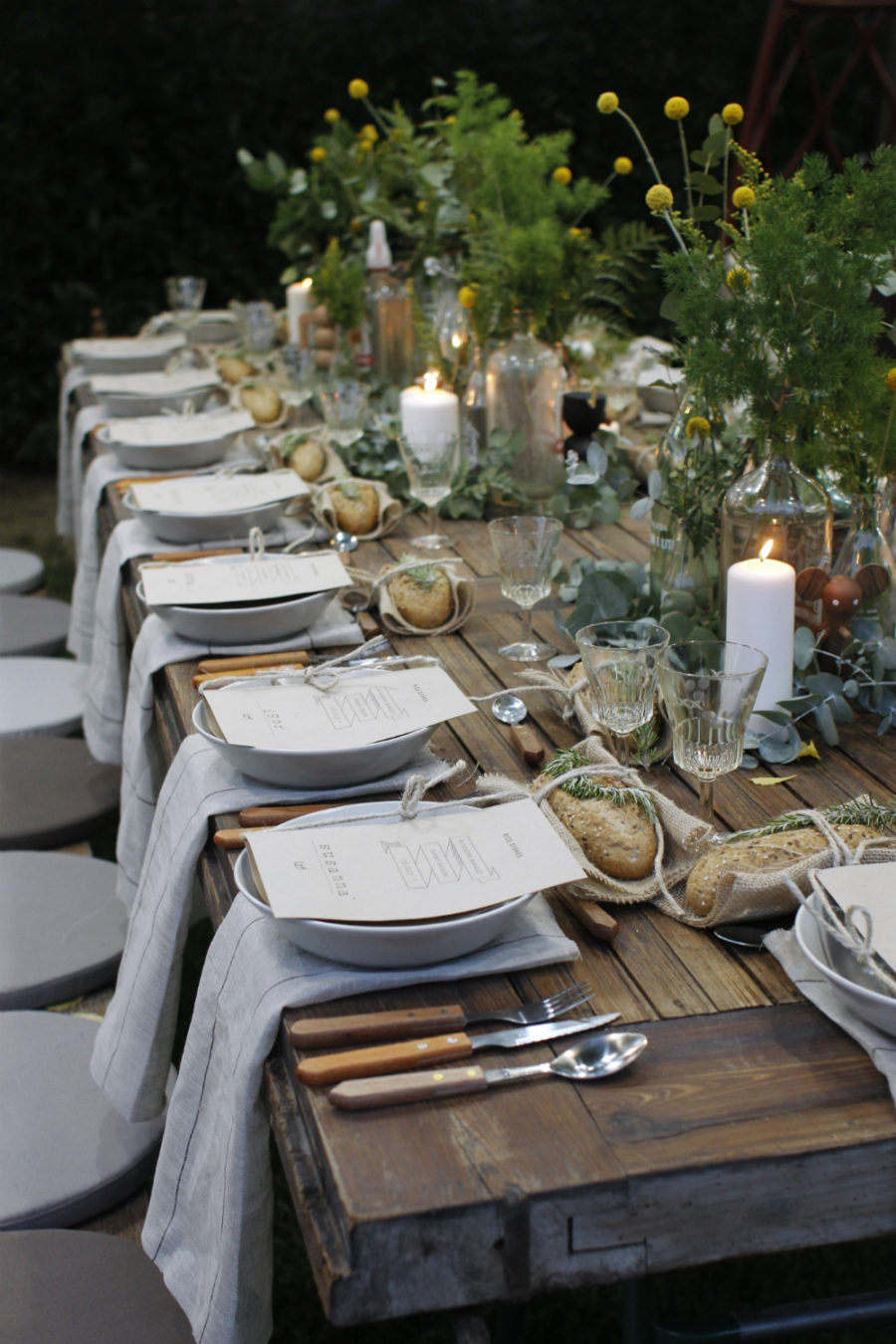 Garden party table