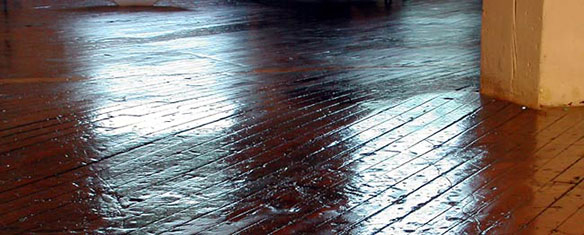 Distressed Wood Floor