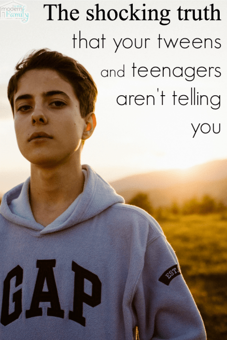 The shocking truth that your tweens and teenagers aren